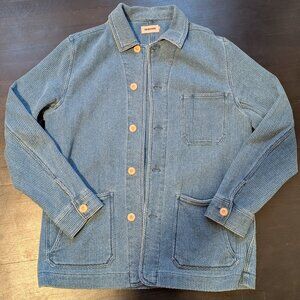 Ojai Jacket in Washed Indigo Sashiko